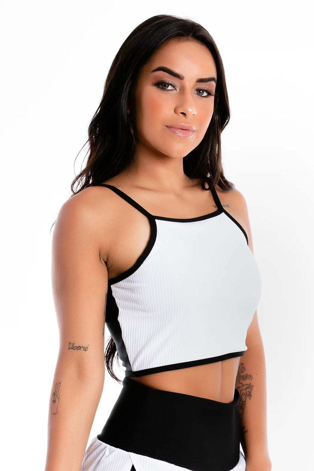 Cropped Alcinha Liso - Velure Couture