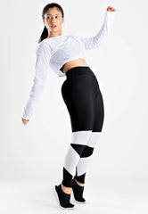 Conjunto Fitness Calça Legging + Cropped Dubai | LX147