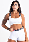 Conjunto Fitness Short + Cropped Elástic Racy - Velure Couture