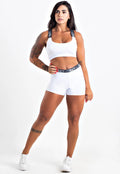 Conjunto Fitness Short + Cropped Elástic Racy - Velure Couture