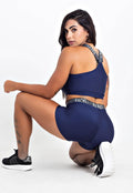 Conjunto Fitness Short + Cropped Elástic Racy - Velure Couture