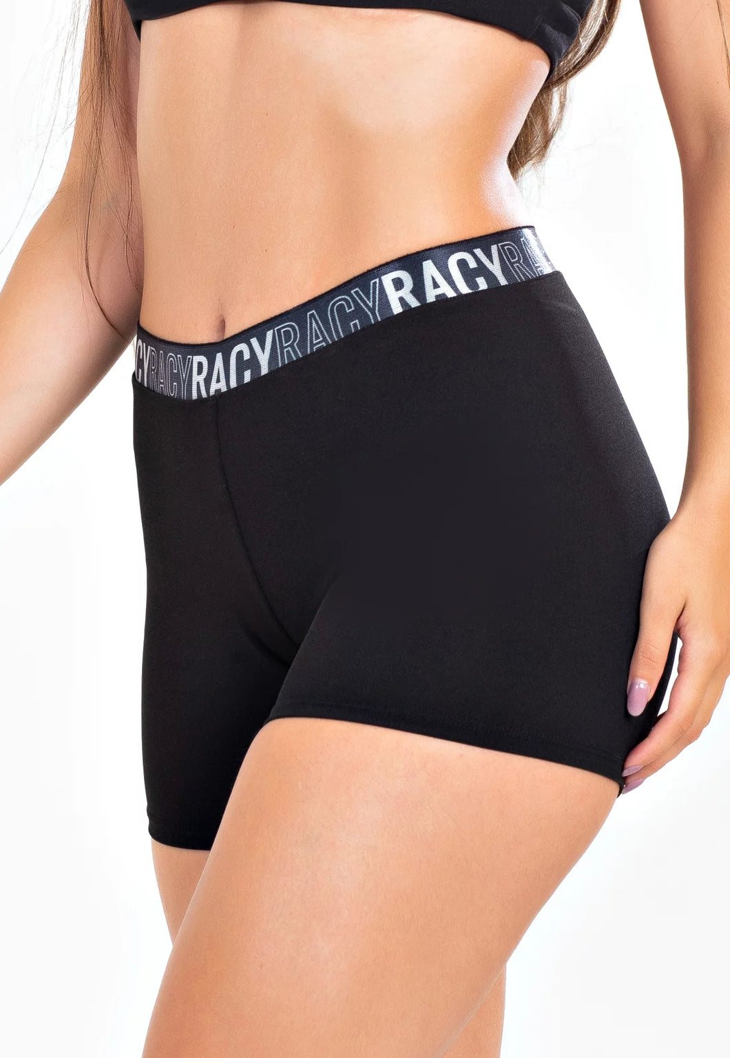 Short Fitness Elástico Racy Preto - Velure Couture