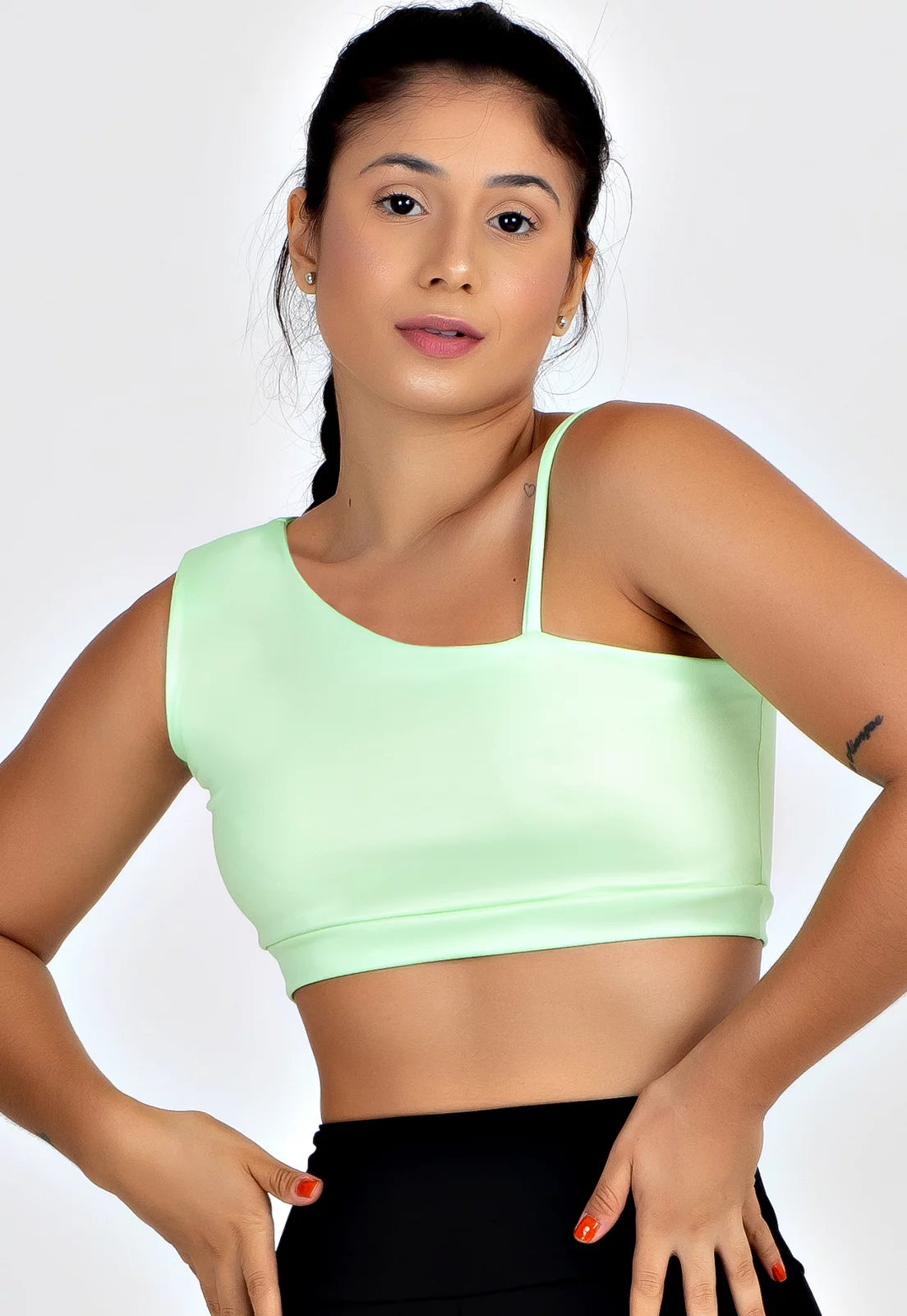 Cropped Metamorfose Alcinha Com Detalhe Nas Costas - Velure Couture