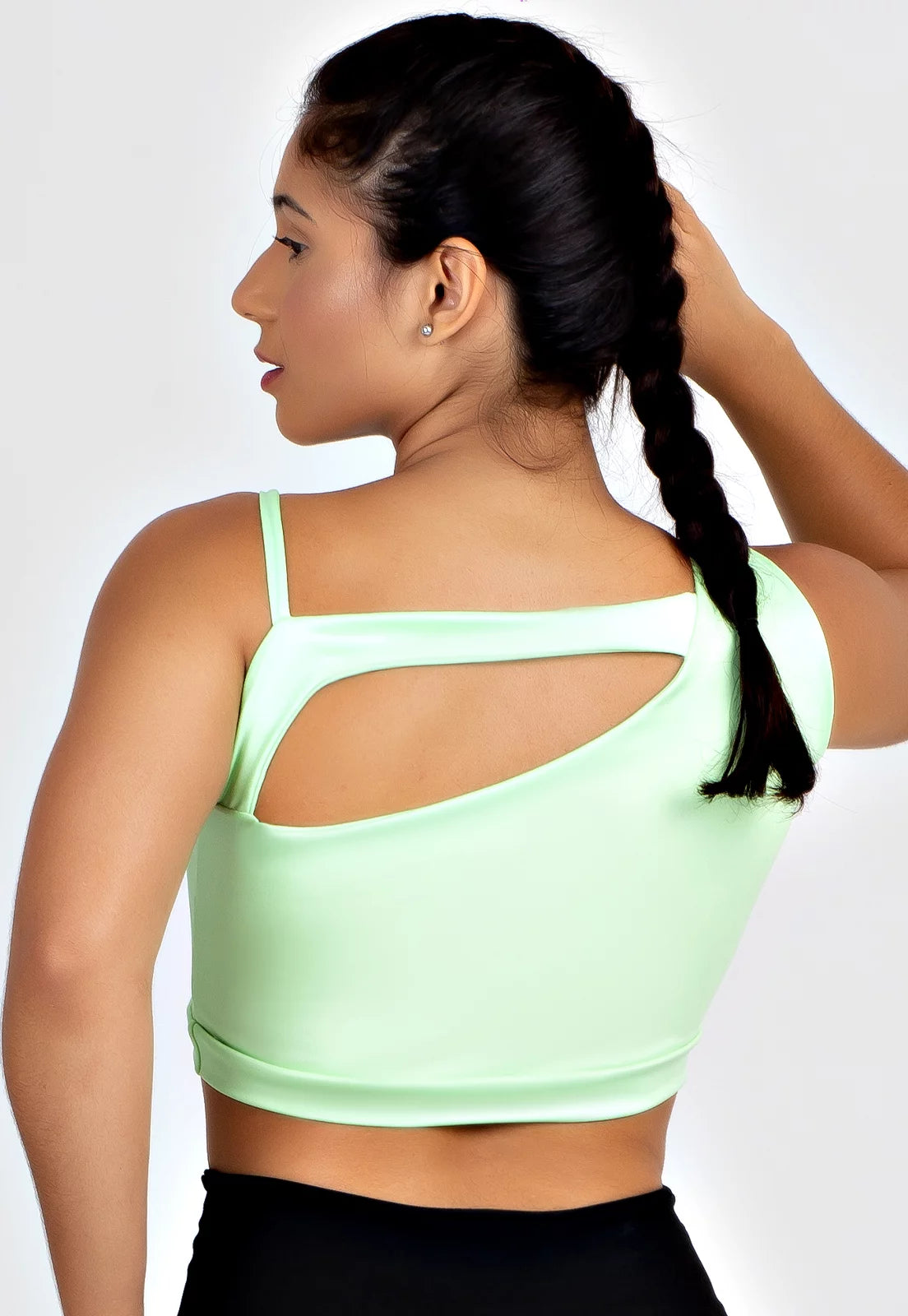 Cropped Metamorfose Alcinha Com Detalhe Nas Costas - Velure Couture